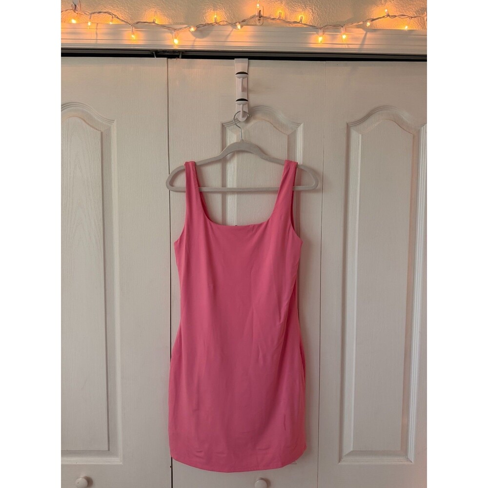 Francesca's Blue Rain Hot Pink Bodycon Party Mini Dress, Women's XL